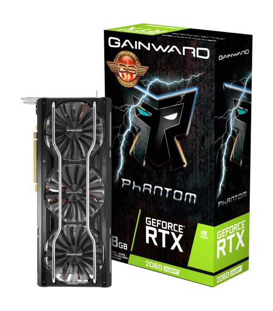 Gainward GeForce RTX 2060Super Ghost Grafikkarte 3X DisplayPort 1x DVI-D 1x HDMI 