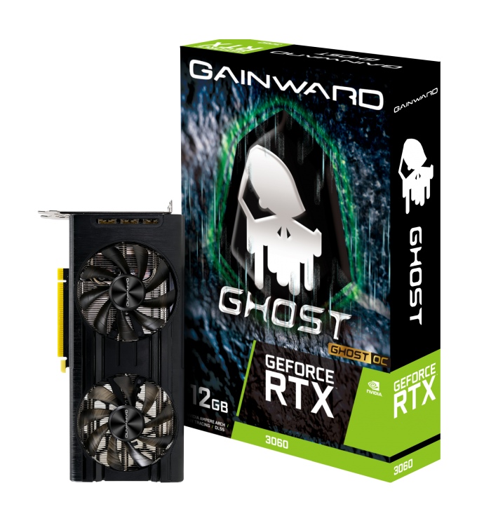 通販販売 GAINWARD GeForce RTX3060 GHOST 12G GDDR6 PC周辺機器