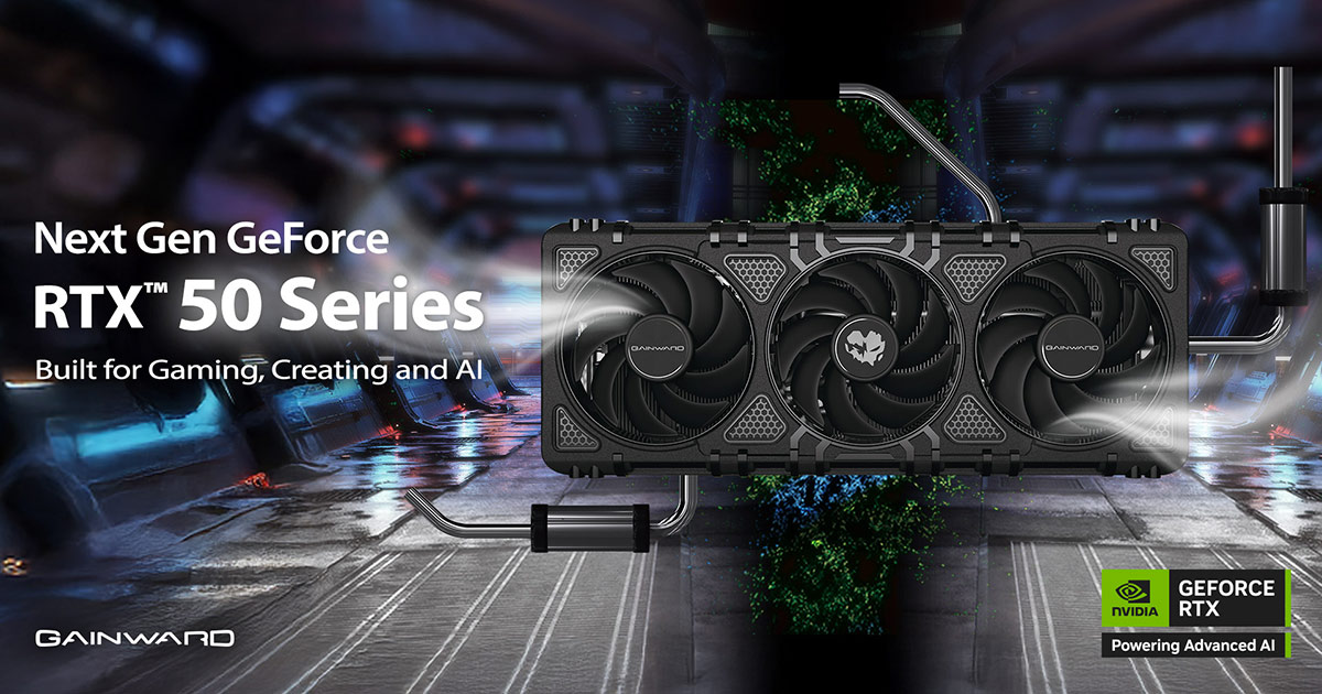 Gainward Announces NVIDIA GeForce RTX™ 50 Series Phantom and Gainward Announces NVIDIA GeForce RTX™ 50 Series Phantom and