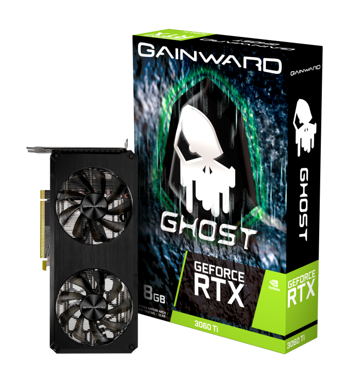 Grafična kartica RTX GeForce 3060 Ti 8GB Gainward Ghost, 2K High Frequency GPU komponentko